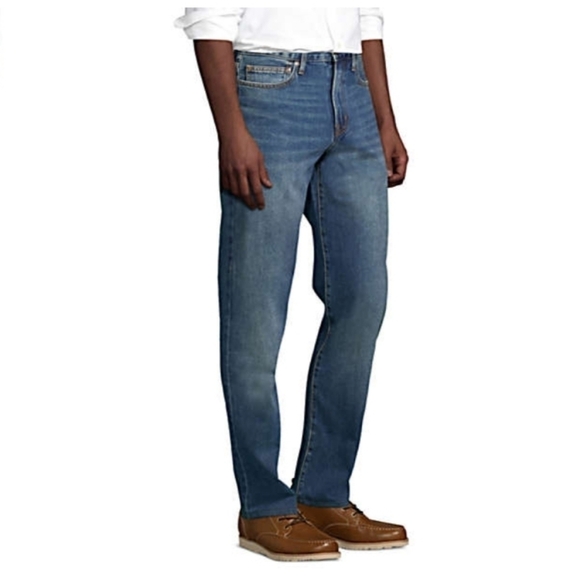 Lands' End Men's Traditional Fit Jeans-Size 46x32 - Picture 3 of 5
